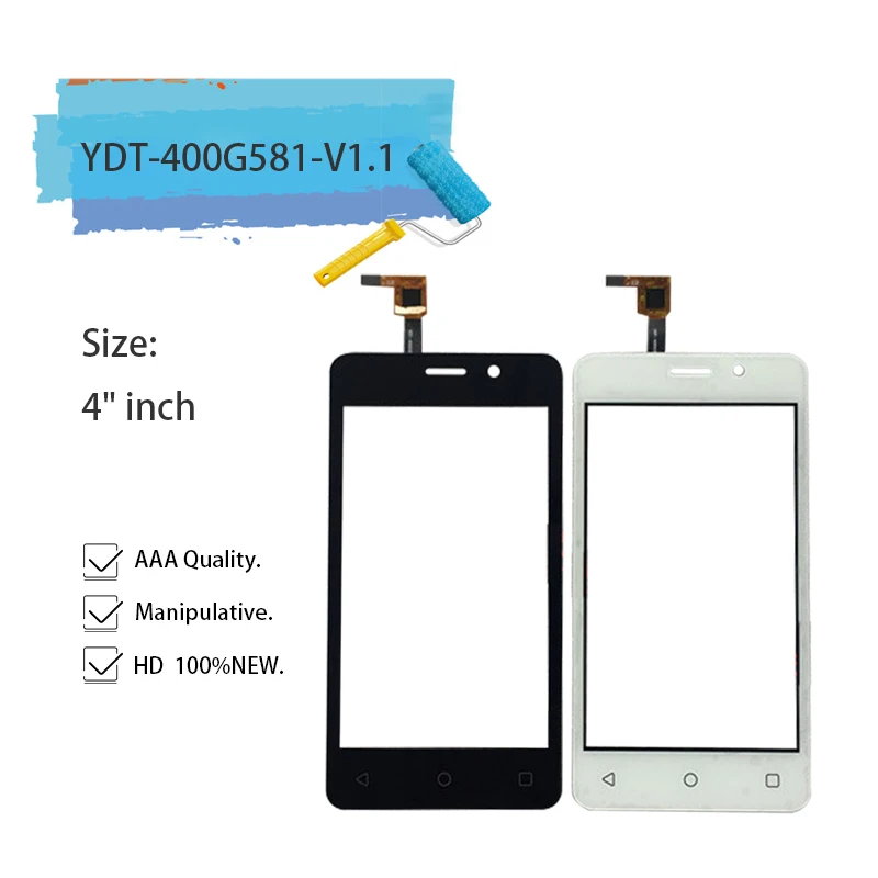 Для 4 ''дюймовый YDT-400G581-V1.1 планшеты емкостный сенсорный экран панель дигитайзер сенсор Замена