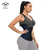 Waist Trainer Latex Steel Boned Underbust Corset Tops Slimming Sheath Women Reducing Belts Girdles Modeling Straps Tummy Control ► Photo 3/6