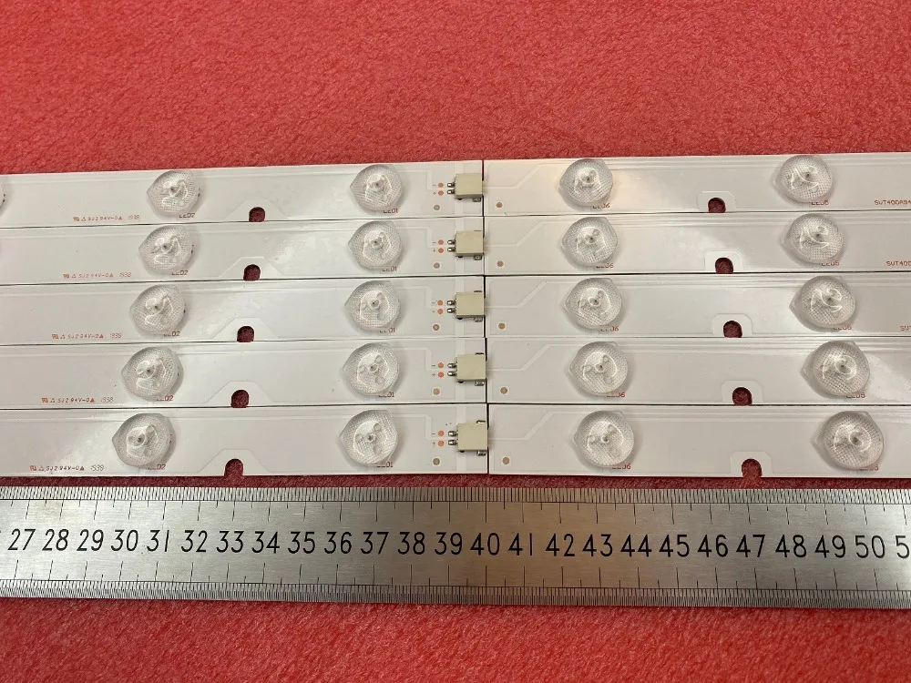New Kit 10pcs LED Backlight Strip for TOSHIBA TV 40L2400D SVT400A94-REV03-R L