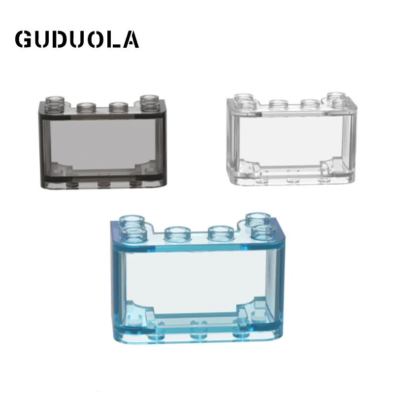 

Guduola Windscreen 2x4x2 Vertical (4594) Frames/Windows/Walls and Doors MOC Building Block Toys Parts 15pcs/LOT
