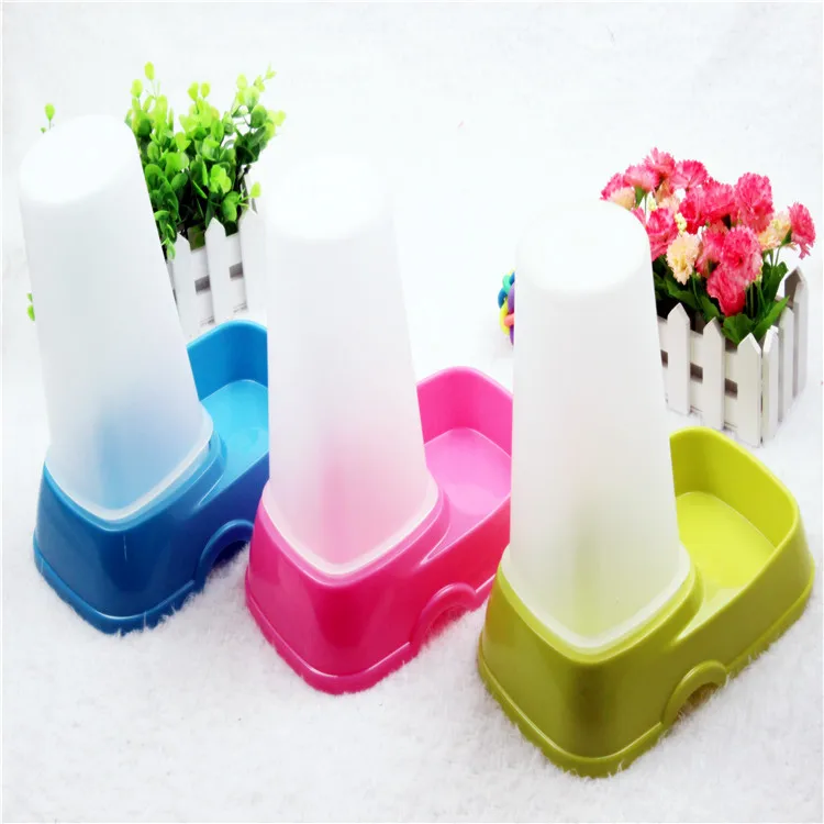 1 шт. миска для кошек для собак, маленький автоматический диспенсер разных цветов, кормушка для воды, питомец, щенок, креативный пластиковый милый