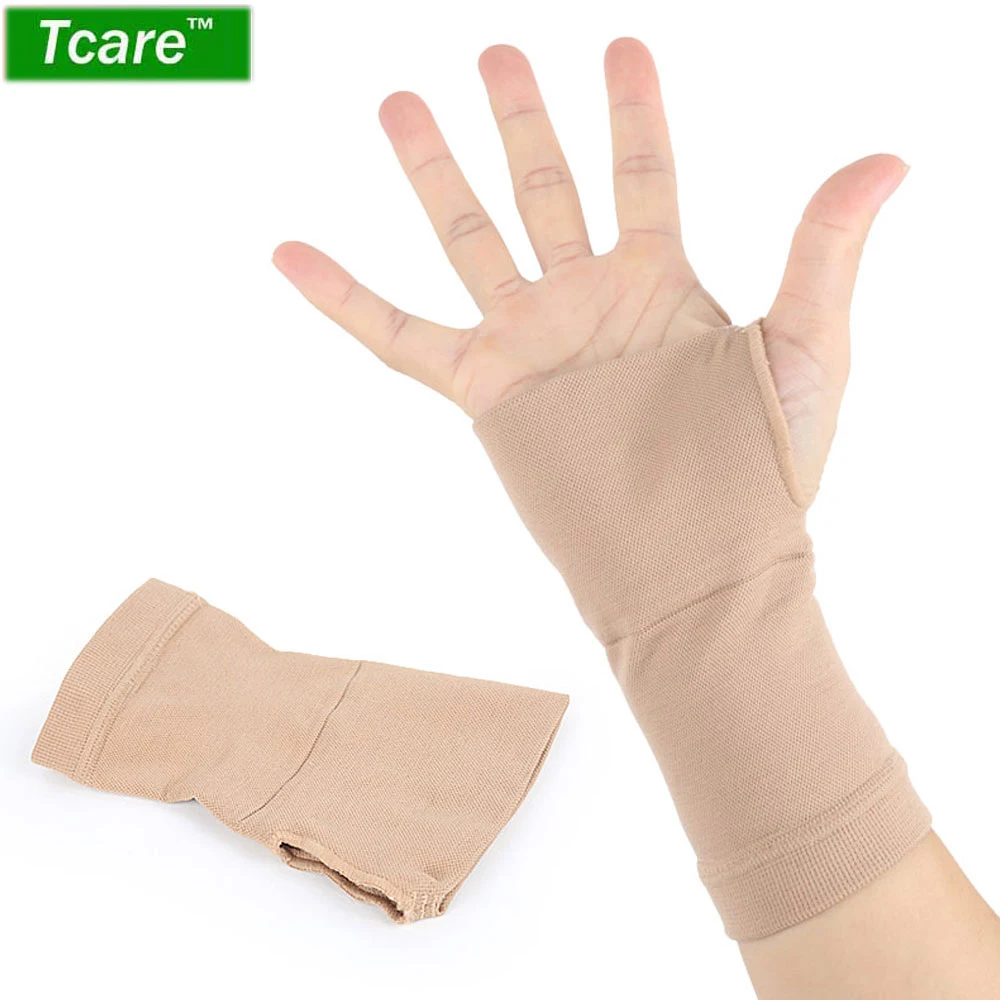 

1Pair Compression Wrist Sleeve Carpal Tunnel Support Hand Brace for Arthritis, Tendonitis, Bursitis and Wrist Sprain-Size S/M/L/