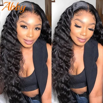 

250% Density Brazilian Loose Deep Wave Lace Front Wigs Human Hair Remy ABBY Hair Wig Fro Women 13x4 Lace Front Full Hair Wigs