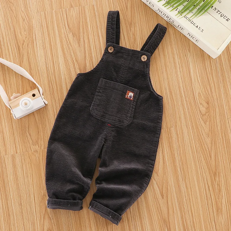 DIIMUU Baby Jungen Overalls Mädchen Casual Hosen 1-4T Kleinkinder Kleinkind Kinder Hosen Frühling Herbst Kleidung Baumwolle Lange tragen – Detail 5