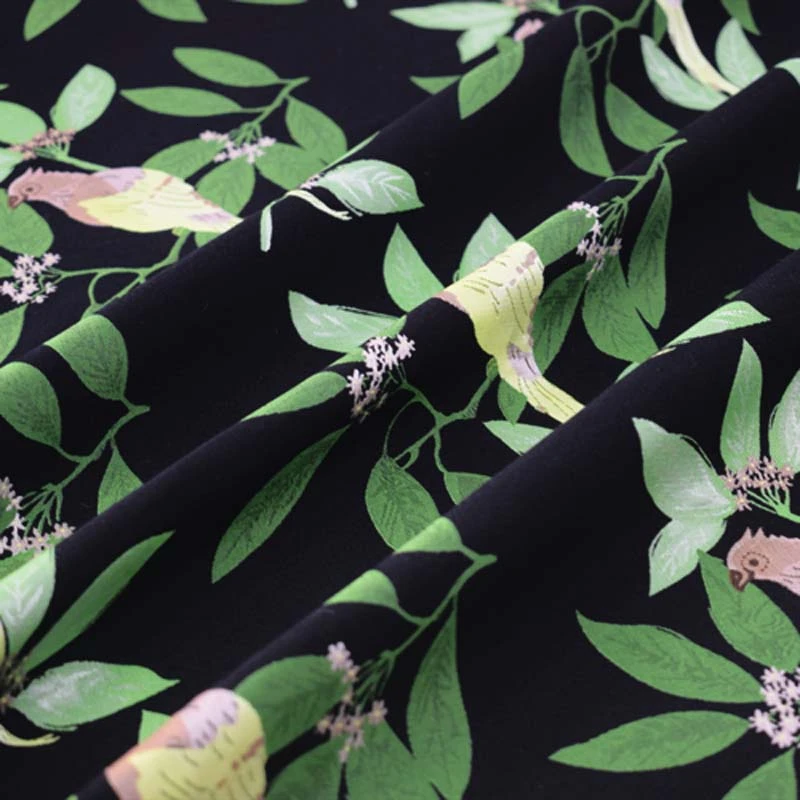 Ориоле птицы пряжа окрашенная парча жаккардовая ткань для пальто атласное платье Африканский tissu Базен riche getzner tissus telas por metro DIY