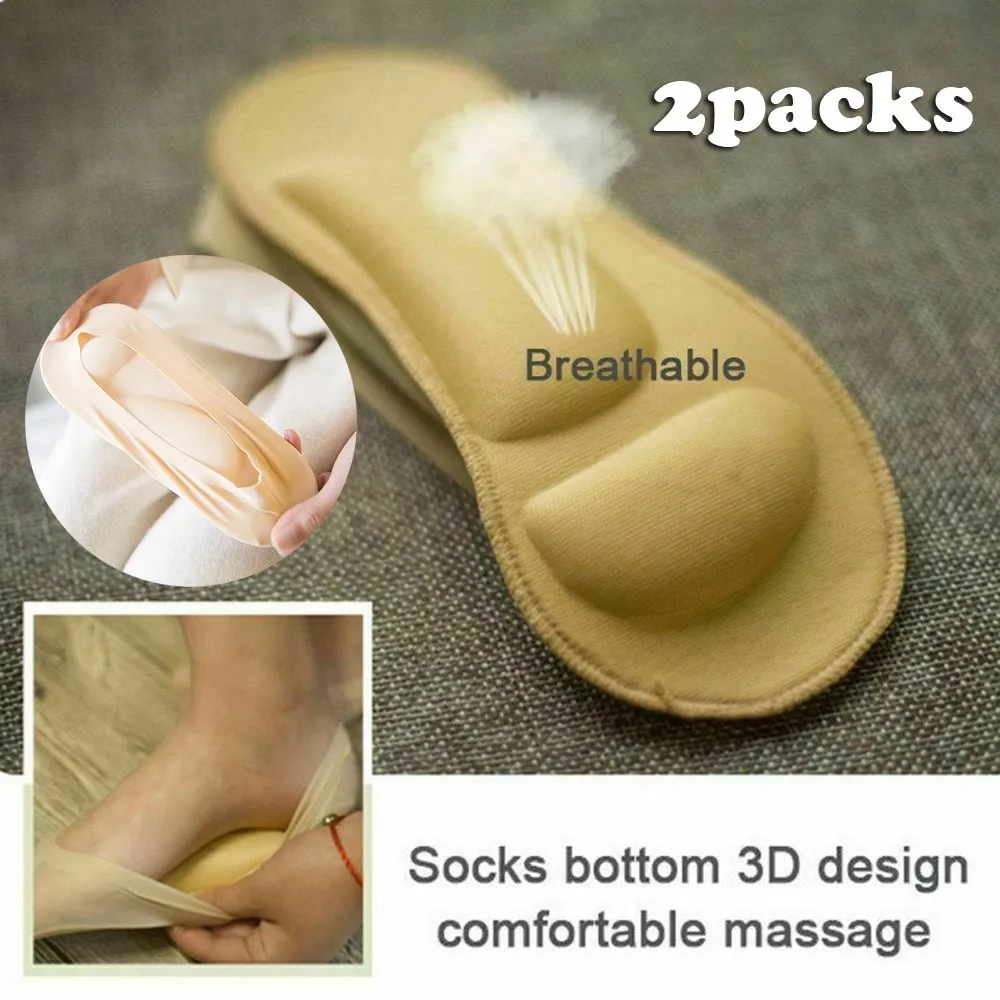 Arch Support Foot Massage Socks Health Care Women Summer Autumn Orthopedic High Quality Soft 3D-Socks 2pc Ventilation | Красота и
