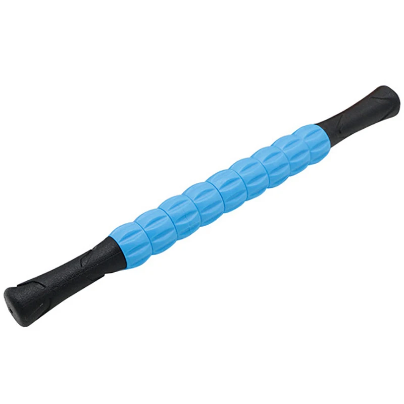 Adjustable Gear Muscle Massage Roller Trigger Point Stick Self Myofascial Release for Leg/Back/Feet Relax Yoga Tool Blue | Спорт и