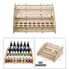 64 Pots Wooden Craft Paint Rack Miniatures Organizer Brush Paint Holder for DIY Art Painting Spraying Hobby Tools Bottle Shelf 1