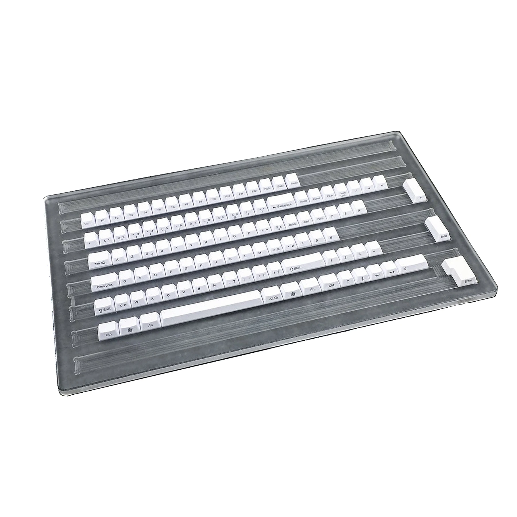Perfil OEM, Francês 105 Key, Layout AZERTY,