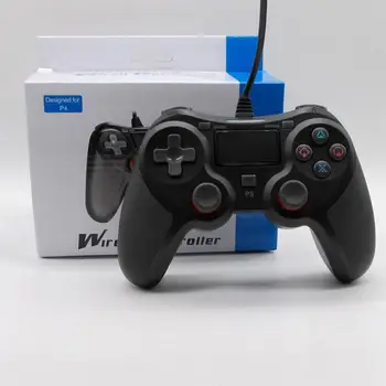 

Wired Game Controller for PS4 Controller Anti Slip Rubber Handle Grips Joystick Gamepad for PlayStation 4