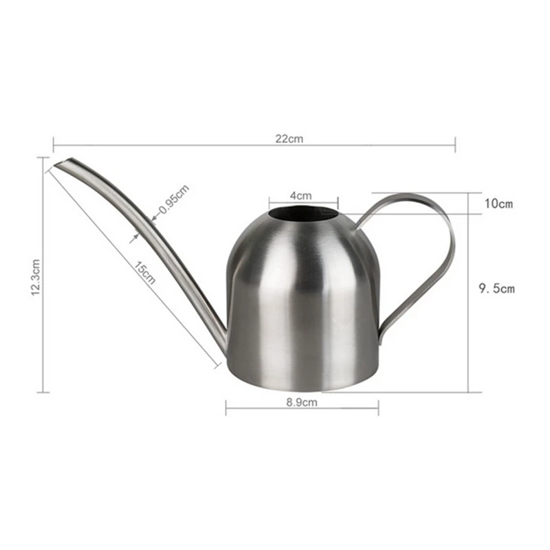 Plant Pot bottle Watering Device meaty bonsai garden tool/Watering Can Solid Stainless Steel Pot Long Spout Small Indoors Home