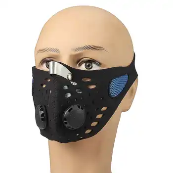 

Unisex Carbon Anti Dust Mask Outdoor Riding Half Face Mouth Filter Protection Painting Spraying Respirator Motorcycle Bicycle