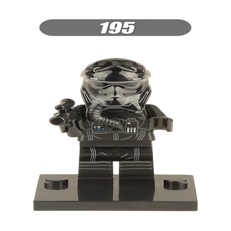 X0105 Одиночная мини S Darth Nihilus Sidious Kallus Shadow Troopers TIE фигурка пилота из блоков Строительные блоки детский подарок игрушки - Цвет: 195 Without Box