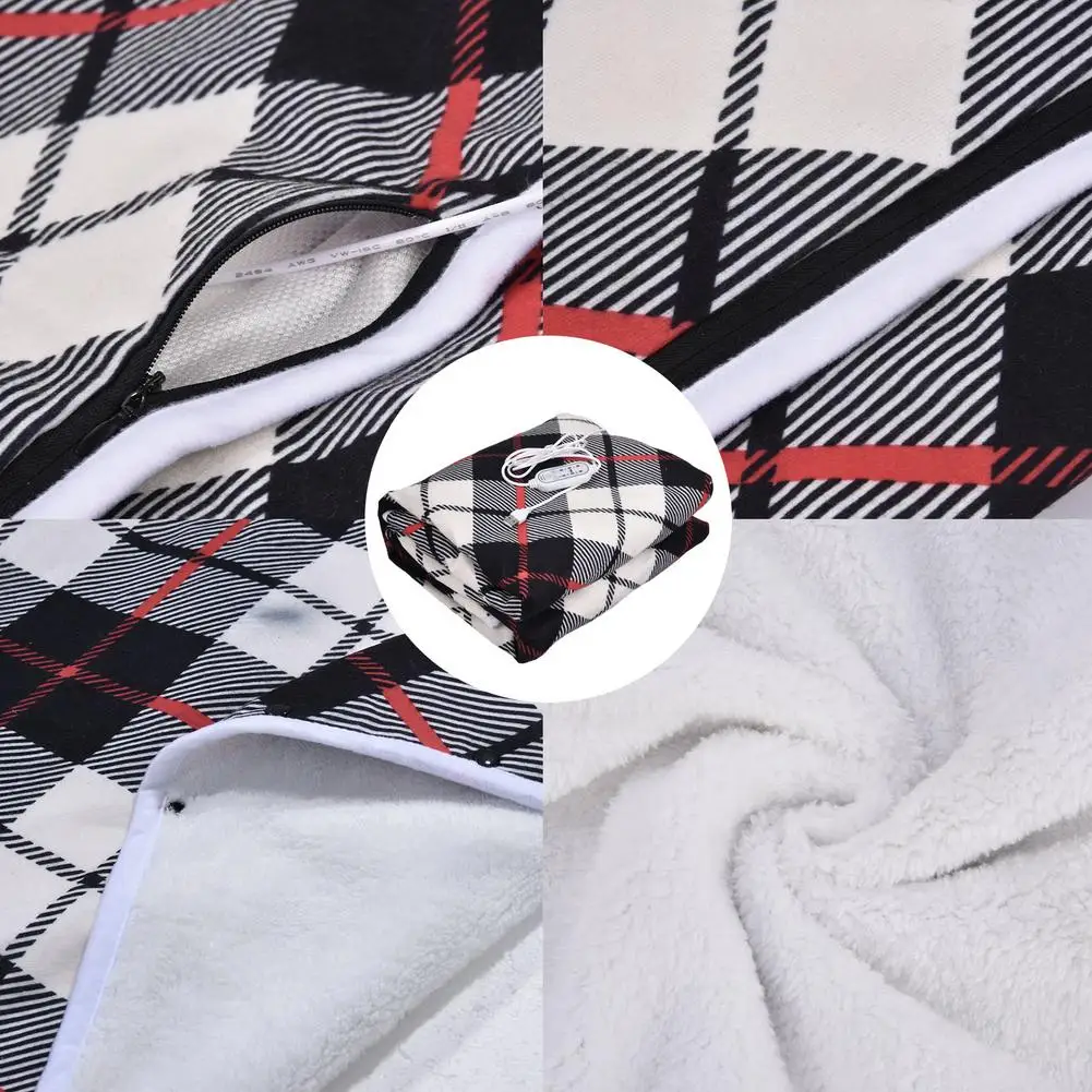 2 In 1 Shawl Flannel Throw Blanket - Image 6