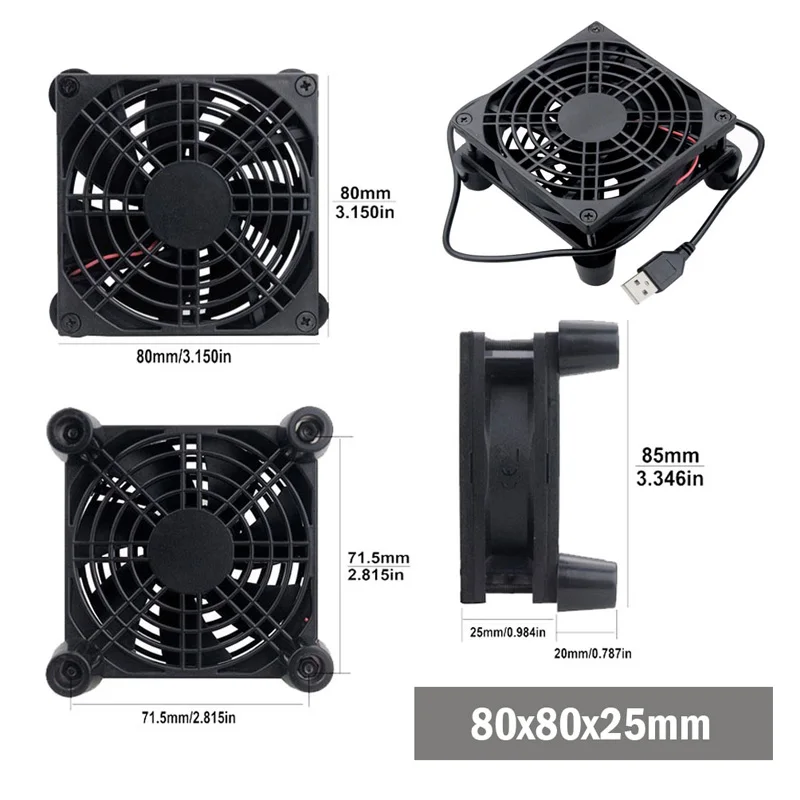 Кулер Gdstime для ПК 5 В 80/92/120/140 мм|power cooler|dc coolerdc 5v cooler |