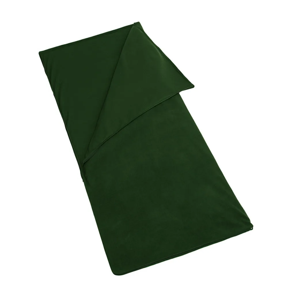 Хлопковый спальный мешок для кемпинга, Осенний походный туристический инвентарь, уличные теплые спальные мешки, туристический мешок, Легкие аксессуары для кемпинга - Цвет: 600G Green