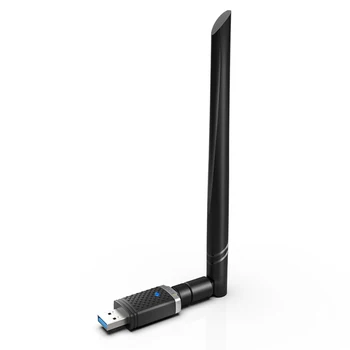 

Adapter EDUP Dual Band WiFi 2.4G/5.8G Black 100g For Gaming 1200Mbps USB
