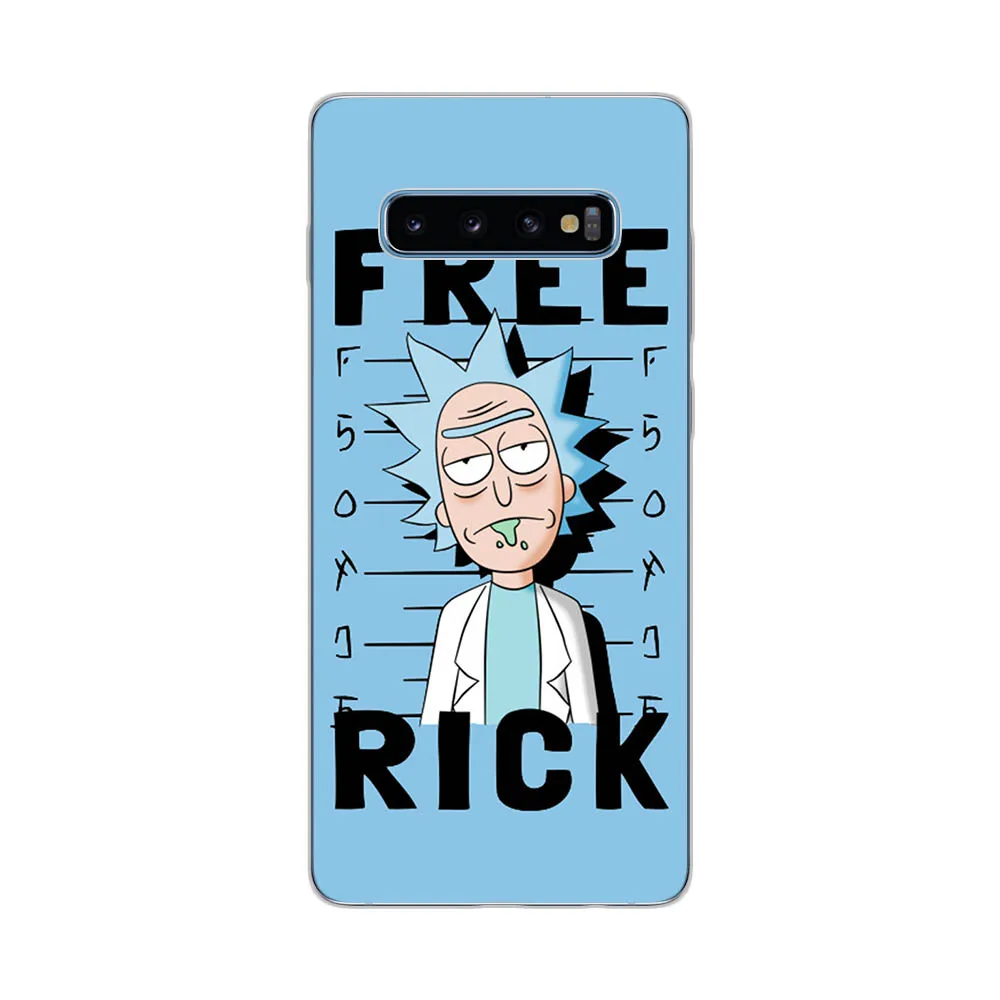 Чехол для телефона Rick and Morty с героями мультфильмов для Samsung Galaxy S8 S9 S10 Plus S6 S7 Edge S10E Note 8 Note 9 Note 10 Pro Cover Etui - Цвет: C27