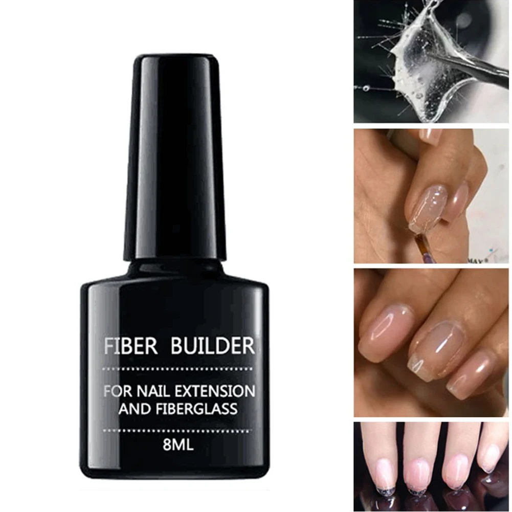 Tools Free Cutting Renovating Easy Apply Gel Nail Sticker Set Gift Fiberglass Long Lasting Clear Art Decorative Extension DIY