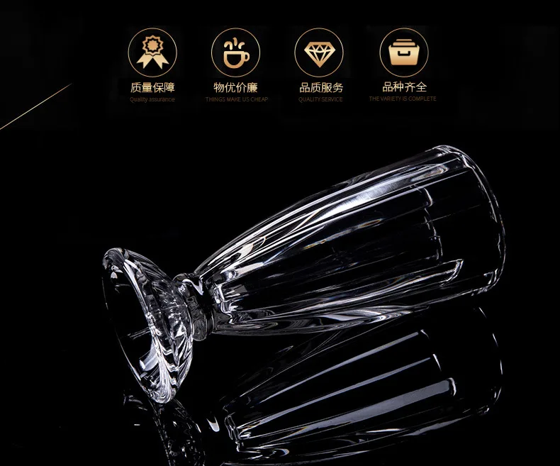 Manufacturers Direct Selling Creative Thick Glass Tea Cup Fruit Juice Cup Beverage Cup Transparent Ice Cream Cup Wholesale