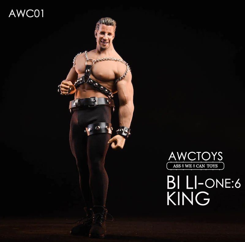 Для коллекции AWCTOYS AWC01 1/6 весы Bi Li King Head Набор для лепки и одежды аксессуары для 1" M35 Muscler Мужской Корпус