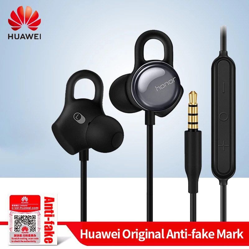 Оригинальные наушники huawei Honor для телефона стерео музыкальные пульсометр