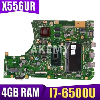 شراءAkemy جديد! X556UJ X556UV اللوحة الأم لـ ASUS X556U X556UV X556UF X556UR اللوحة الأم للكمبيوتر المحمول 4 جيجابايت رام I7-6500U وحدة المعالجة المركزية GT930M-2G DDR4