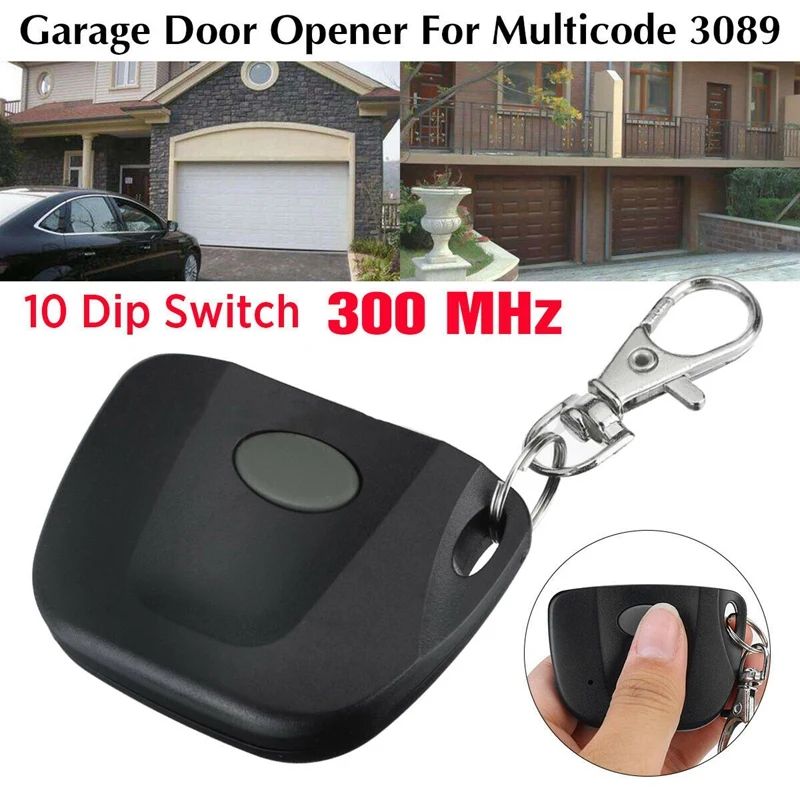 300 MHz Remote Control Garage Door Opener Car Gate Opener Mini Remote