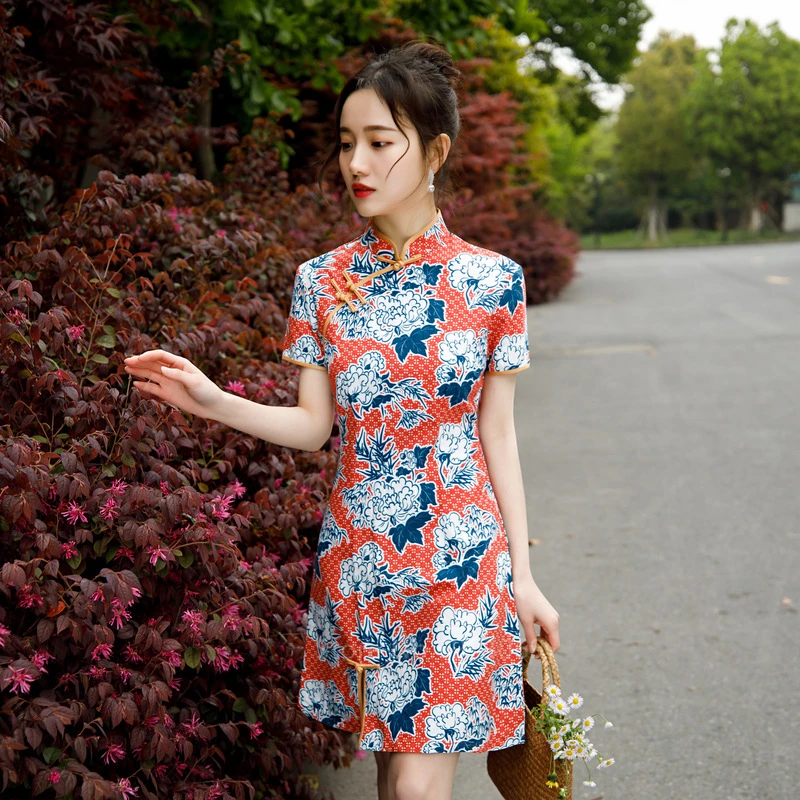 Color5 Китайское платье традиционный костюм журавль Винтаж принт Qipao Сплит Vestido невесты Cheongsam для женщин макси год Вечеринка - Цвет: Color5