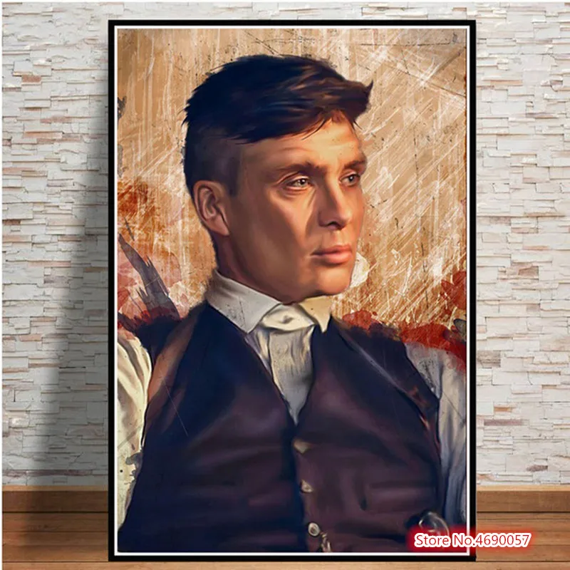 

Diamond Painting Peaky Blinders Cillian Murphy Rhinestones Cross Stitch Full Square Mosaic Diamond Embroidery Home Decoration