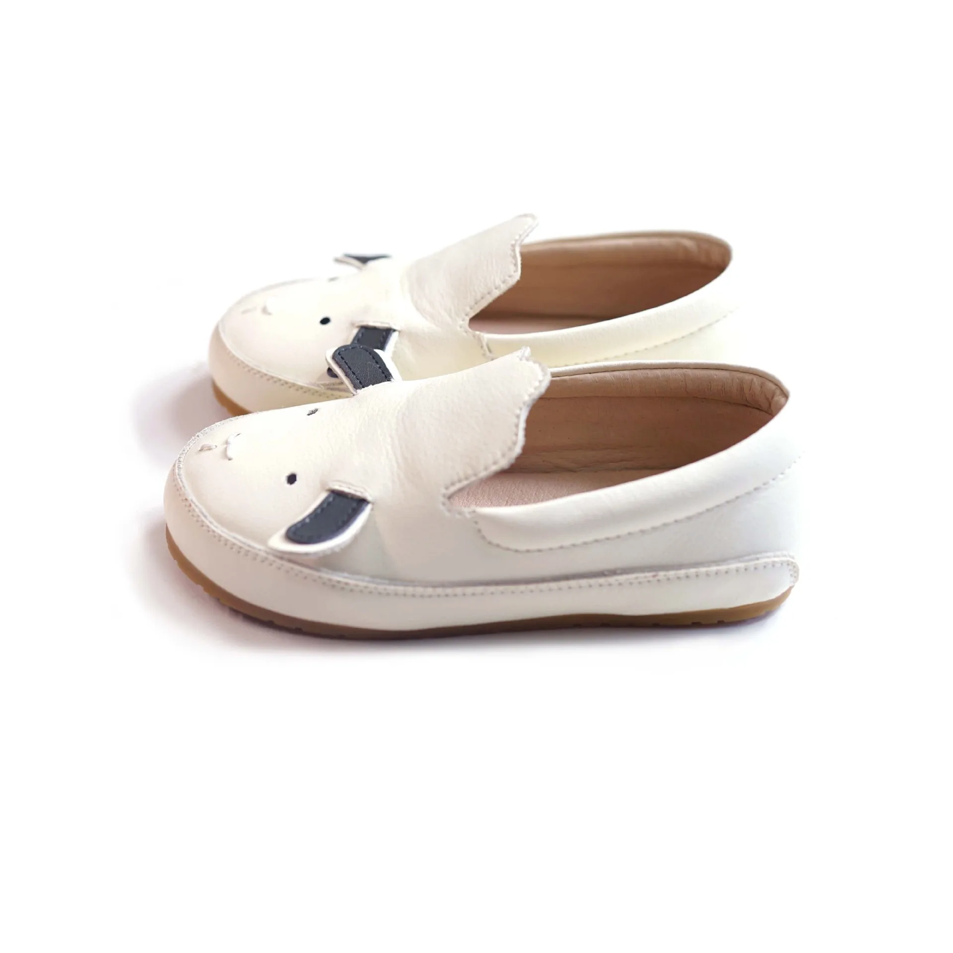 New Cartoon Rabbit Bear Children's Casual Shoes Genuine Leather Fashion Girls Shoes Baby Boys School Flats 2