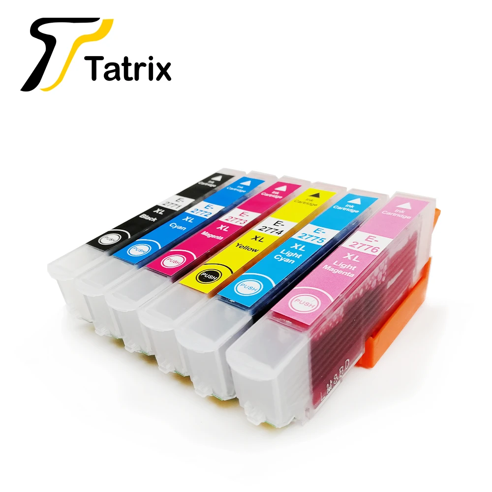 Tatrix для Epson 6PK T2771 T2776 чернильный картридж принтера Expression фото графический планшет