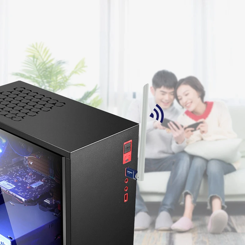 COMFAST WU826F Бесплатный драйвер беспроводной адаптер 300 м USB Антенна WiFi приемник беспроводной адаптер для Windows XP/7/8/8,1