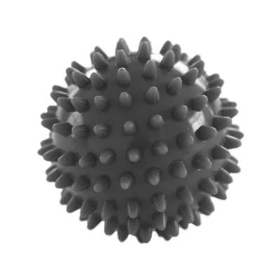 Maxairms ПВХ коврик для фитнеса шарики для массажа рук ПВХ подошвы Ежик сенсорный хват тренировочный мяч портативный шар для физиотерапии - Цвет: Черный