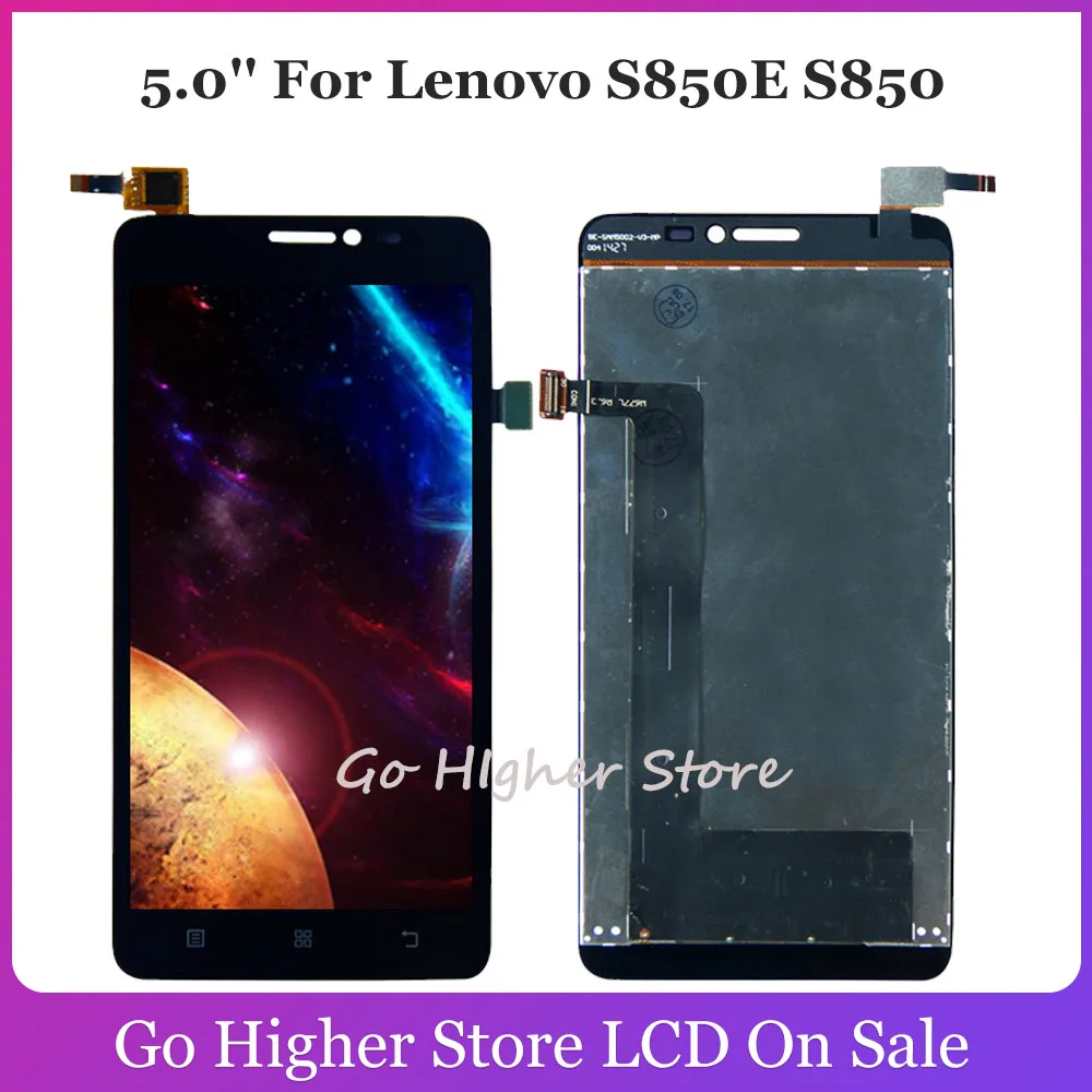 5 0 ''для Lenovo S850E S850 S850T ЖК-дисплей дигитайзер сенсорный экран в сборе 1280x720