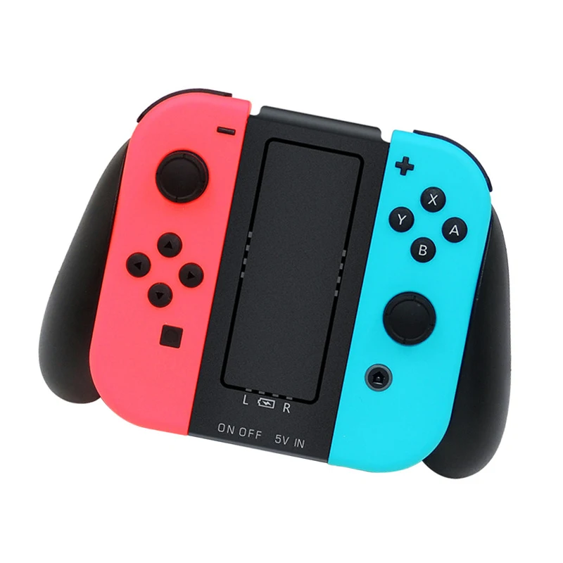 

Grip Handle Charging Dock Station Charger Chargeable Stand for Nin Switch Joy-Con NS Handle controller Charger