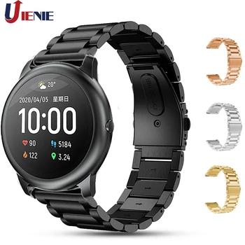 

Stainless Steel Watchband Strap for Xiaomi Haylou Solar LS05 Band Smart Bracelet Wristband Luxury Replacement Correa with Tool