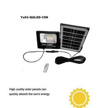 

solar light lamp floodlight LEDs Outdoor Waterproof LED Garden Lawn Energy Saving Security Garden Yard Street indoor remote time