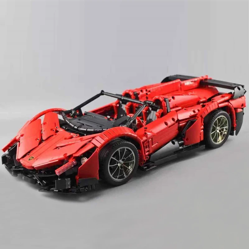Technic 13079 приложение RC автомобиль MOC-10559 Veneno Roadster с функцией двигателя строительные блоки кирпичики игрушки подарок для детей