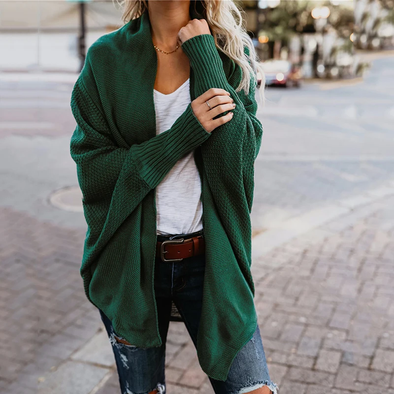 Poncho Promotion Real Jumper 2019 Autumn And Winter Sweater Shirt Jacket Europe The Foreign Trade Bat Sleeve Cardigan Women Poncho Promotion Real Jumper 2019 Autumn And Winter Sweater Shirt Jacket Europe The Foreign Trade Bat Sleeve Cardigan Women