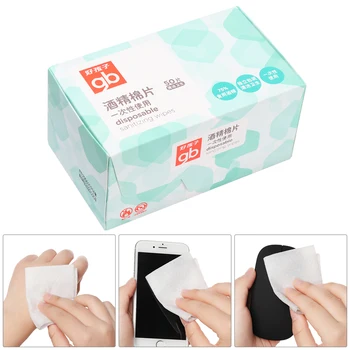 

50/Pcs Disposable Alcohol Wet Wipe Sterilization Wet Wipes Disinfected Cotton Flakes Skin Cleaning Care Wipe Swabs Health Care