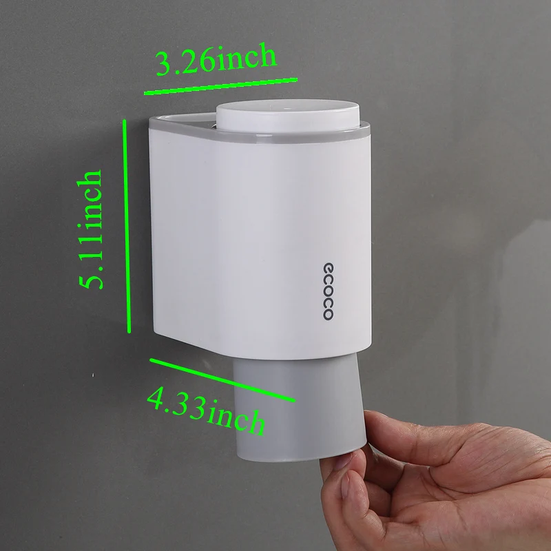 

Wall Bathroom Accessories Sets Automatic Toothpaste Squeezer Magnetic Toothbrush Holder Combination For WC Home Wash Sets