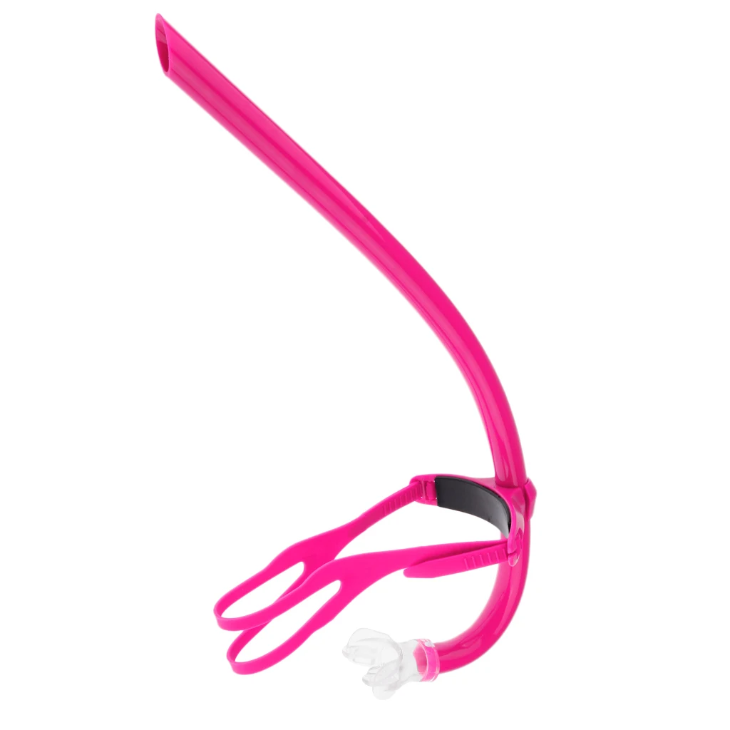Diving Swimming Adjust Silicone Center Snorkel Set Breathing Tube Swim Training Equipment Center Snorkel