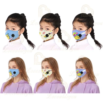 

Pokemon 3Pcs Fashion Unisex Cotton Breathing Valve Mouth Mask Cloth Activated Carbon Filter Respirator for Men Women Kids
