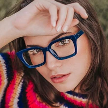 KEHU, брендовые дизайнерские квадратные очки, женские, Ретро стиль, легкие очки, оправа для женщин, красные, синие, леопардовые очки, оправа XH156