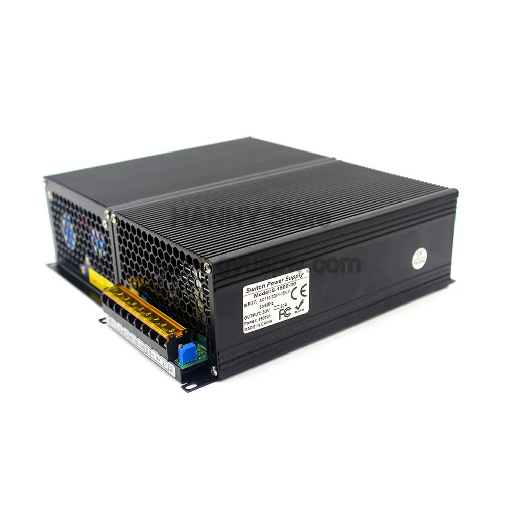 Одиночный выходной источник питания DC30V 1500W трансформатор драйвера 110V 220V ac-dc 30V SMPS для оборудования шагового двигателя CCTV