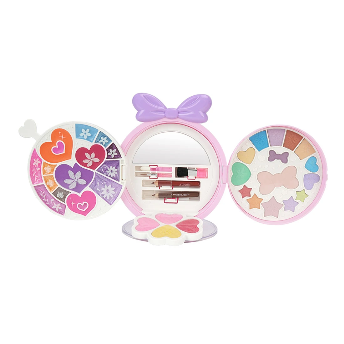 

41Pcs/Set Children Pretend Play Makeup Set Folding Cosmetics Carry Case Toy