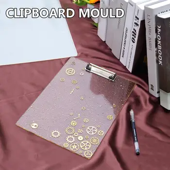 

Notebook Cover Resin Mold DIY Resin Clipboard Mold Epoxy Silicone Mold Transparent Mould for DIY Craft