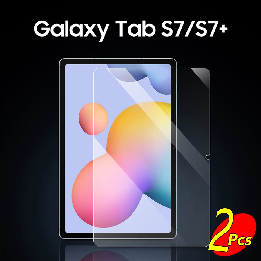 Стекло для Samsung Galaxy Tab S8 S7 A7 S6 Plus lite 2 шт. защитная пленка экрана S2 S3 S4 S5 S Fe S5E стекло |