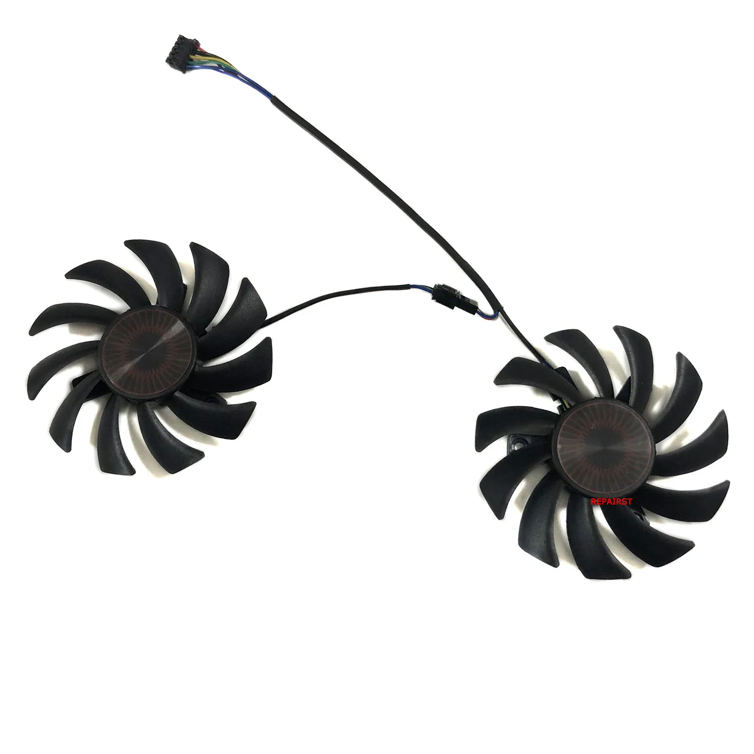 

2pcs/Set FD7010H12D T128010BH VGA Graphics Card Fan For ASUS DUAL GTX1050 R7 360 GTX750 GTX750TI GTX650Ti R9 270X/270 Cooling